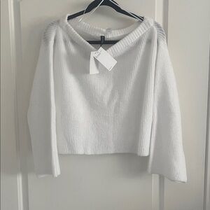 Elegant White Women's Sweater